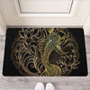 Gold Koi Carp Fish Print Rubber Doormat