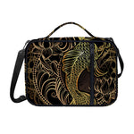 Gold Koi Carp Fish Print Shoulder Strap Bible Bag
