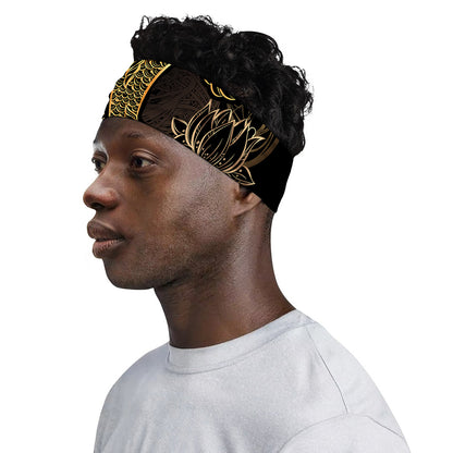 Gold Koi Carp Fish Print Sports Headband