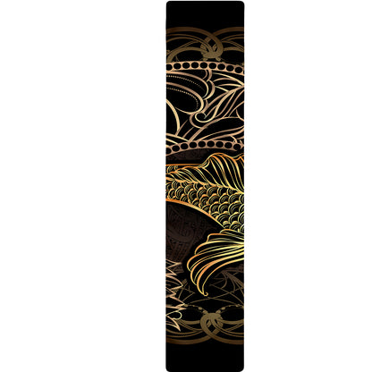 Gold Koi Carp Fish Print Table Runner