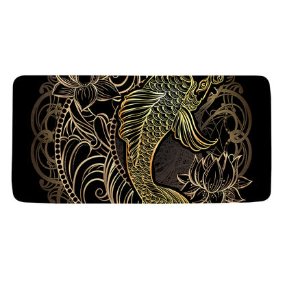 Gold Koi Carp Fish Print Towel