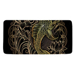 Gold Koi Carp Fish Print Towel