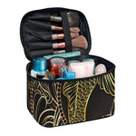 Gold Koi Carp Fish Print Travel Makeup Bag