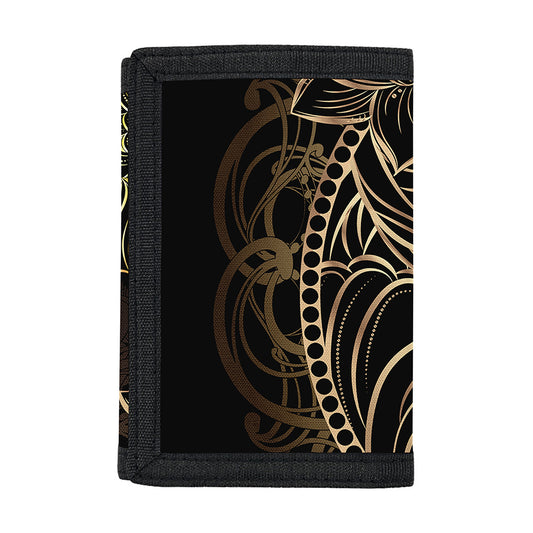 Gold Koi Carp Fish Print Trifold Wallet