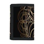 Gold Koi Carp Fish Print Trifold Wallet