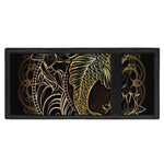 Gold Koi Carp Fish Print Trifold Wallet