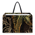Gold Koi Carp Fish Print Utility Tote Bag