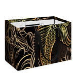 Gold Koi Carp Fish Print Utility Tote Bag