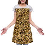 Gold Leopard (NOT Real) Glitter Print Adjustable Apron