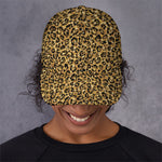 Gold Leopard (NOT Real) Glitter Print Baseball Cap