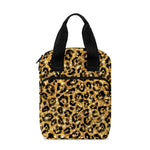 Gold Leopard (NOT Real) Glitter Print Bible Tote Bag