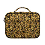 Gold Leopard (NOT Real) Glitter Print Briefcase Bible Bag