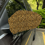 Gold Leopard (NOT Real) Glitter Print Car Side Mirror Covers