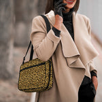 Gold Leopard (NOT Real) Glitter Print Double Strap Bible Bag