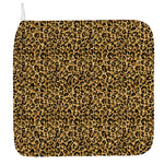 Gold Leopard (NOT Real) Glitter Print Hand Towel