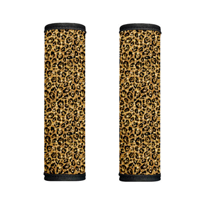 Gold Leopard (NOT Real) Glitter Print Handle Covers