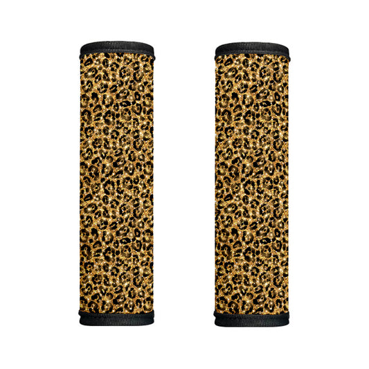 Gold Leopard (NOT Real) Glitter Print Handle Covers