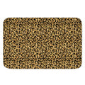 Gold Leopard (NOT Real) Glitter Print Indoor Door Mat
