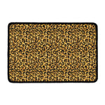 Gold Leopard (NOT Real) Glitter Print Kitchen Mat
