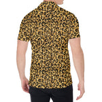 Gold Leopard (NOT Real) Glitter Print Men's Shirt