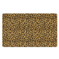 Gold Leopard (NOT Real) Glitter Print Polyester Doormat