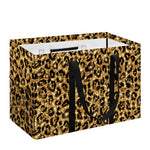 Gold Leopard (NOT Real) Glitter Print Utility Tote Bag