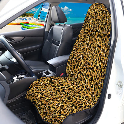 Gold Leopard (NOT Real) Glitter Print Waterproof Car Seat Cover