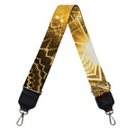 Gold Lights Kaleidoscope Print Bag Strap