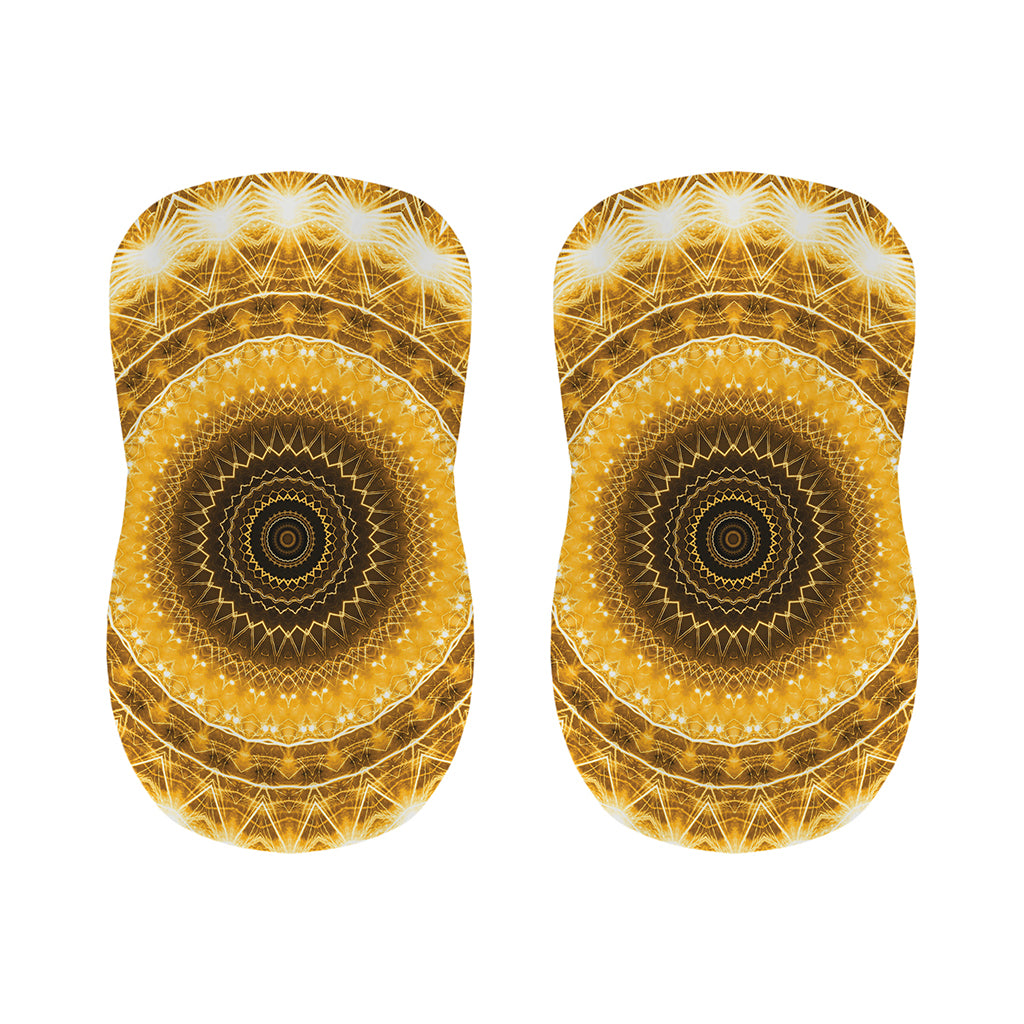 Gold Lights Kaleidoscope Print Bar Stool Covers