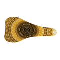 Gold Lights Kaleidoscope Print Bicycle Seat Cover