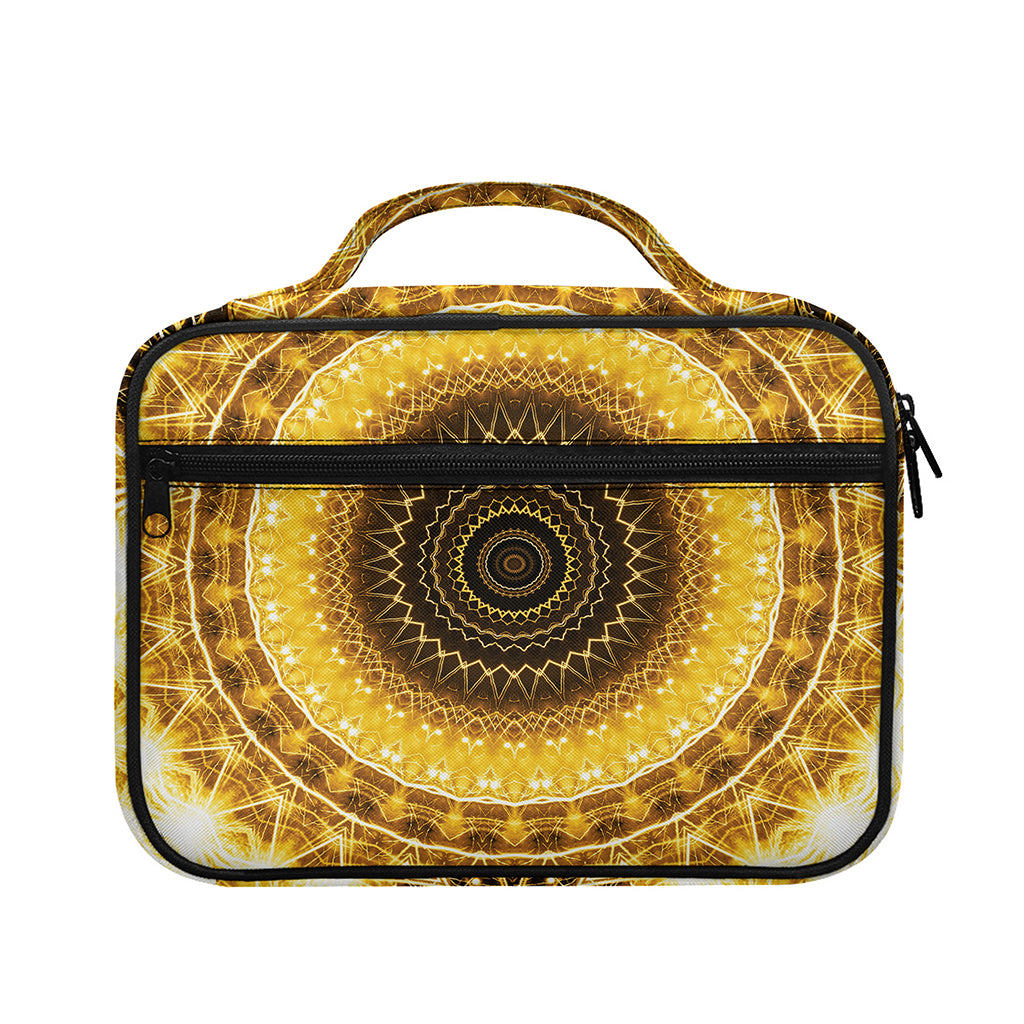 Gold Lights Kaleidoscope Print Briefcase Bible Bag
