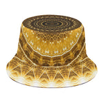 Gold Lights Kaleidoscope Print Bucket Hat