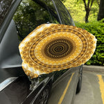 Gold Lights Kaleidoscope Print Car Side Mirror Covers