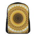 Gold Lights Kaleidoscope Print Casual Backpack