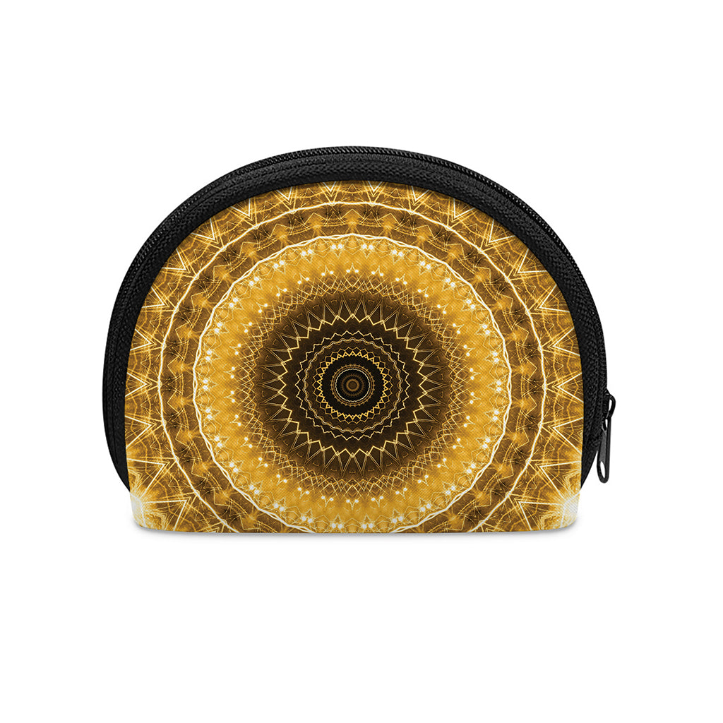 Gold Lights Kaleidoscope Print Coin Purse