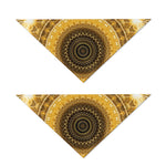 Gold Lights Kaleidoscope Print Dog Bandana