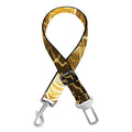 Gold Lights Kaleidoscope Print Dog Seat Belt