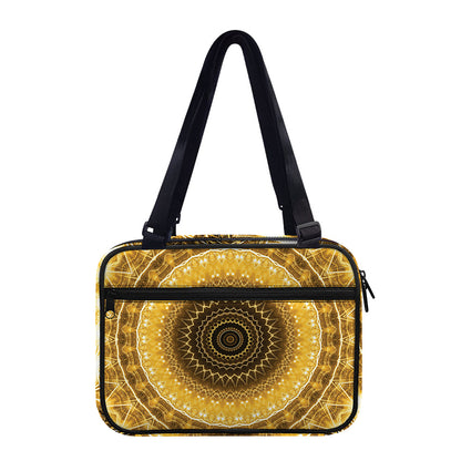 Gold Lights Kaleidoscope Print Double Strap Bible Bag
