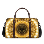 Gold Lights Kaleidoscope Print Duffle Bag