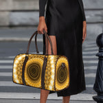 Gold Lights Kaleidoscope Print Duffle Bag