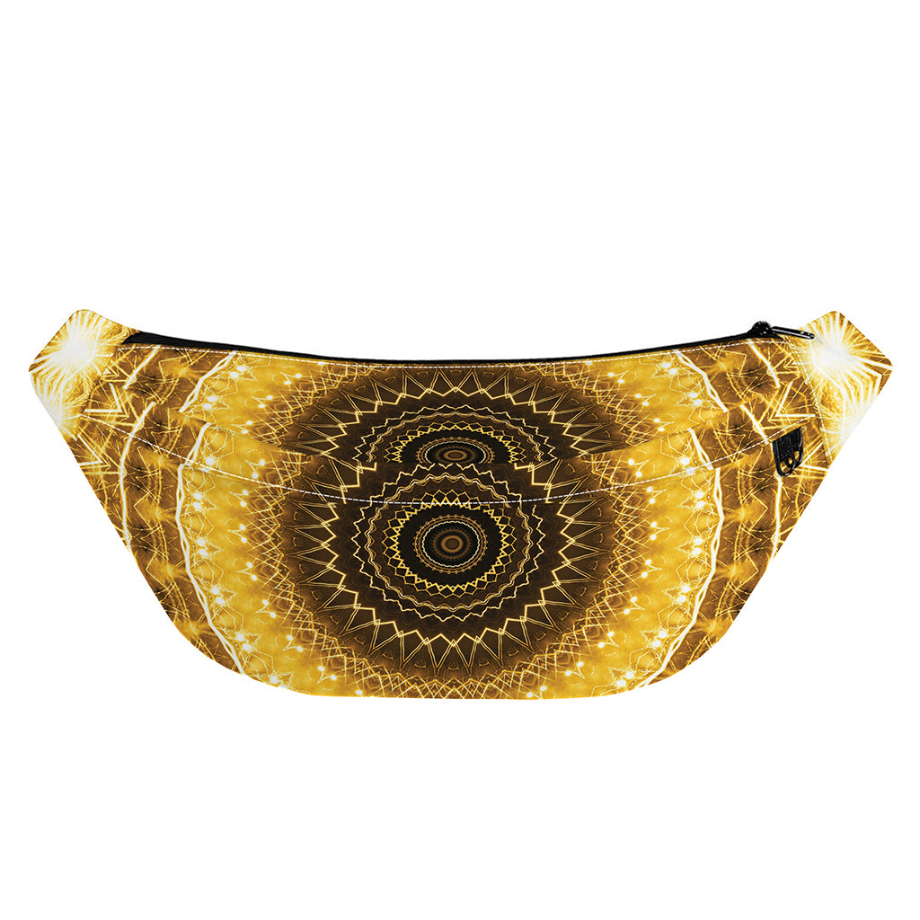 Gold Lights Kaleidoscope Print Fanny Pack