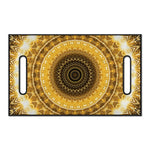 Gold Lights Kaleidoscope Print Golf Cart Seat Cover
