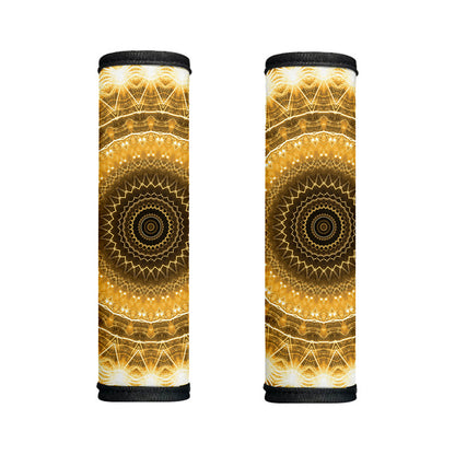 Gold Lights Kaleidoscope Print Handle Covers