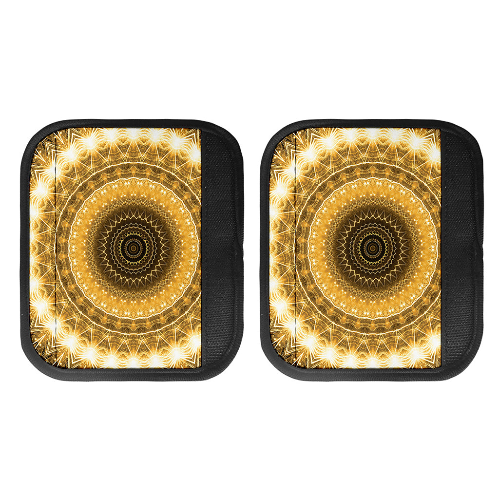 Gold Lights Kaleidoscope Print Handle Covers