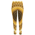 Gold Lights Kaleidoscope Print High-Waisted Pocket Leggings