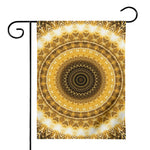 Gold Lights Kaleidoscope Print House Flag