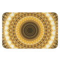 Gold Lights Kaleidoscope Print Indoor Door Mat