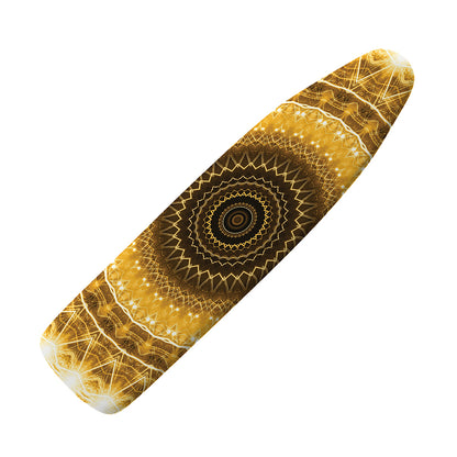 Gold Lights Kaleidoscope Print Ironing Board Cover