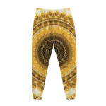 Gold Lights Kaleidoscope Print Jogger Pants