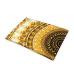 Gold Lights Kaleidoscope Print Pet Cooling Mat Cover